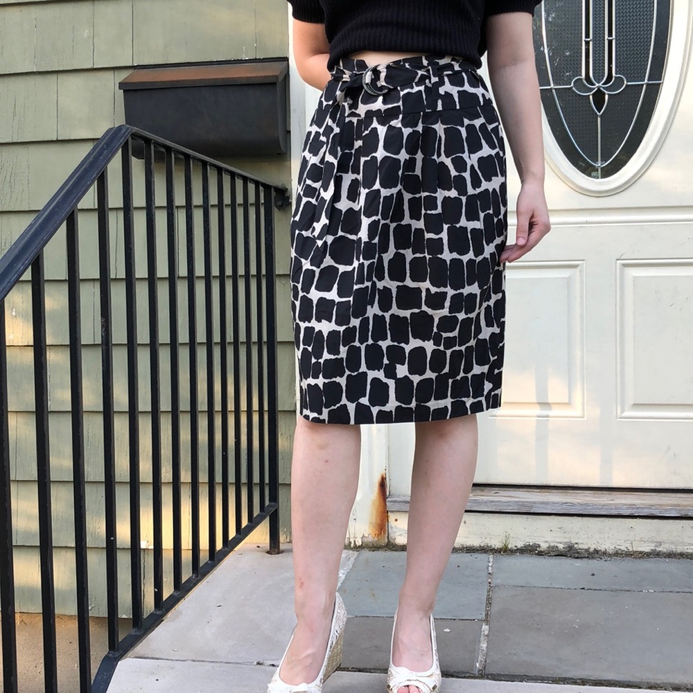Banana Republic Giraffe Print Pencil Skirt